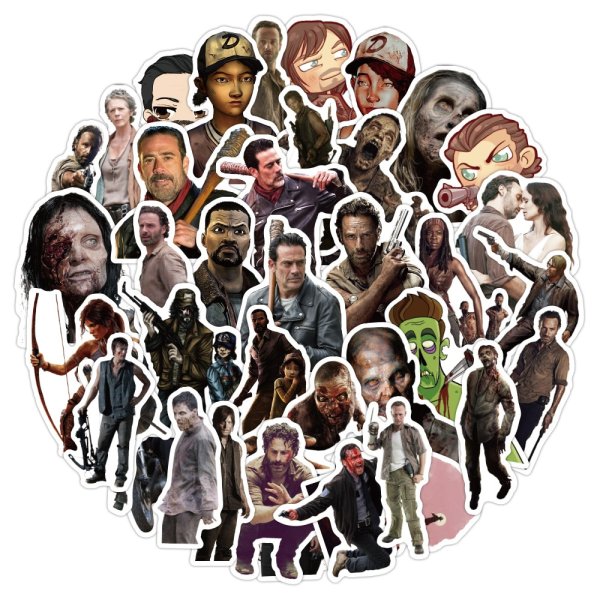 Наклейки Ходячие мертвецы