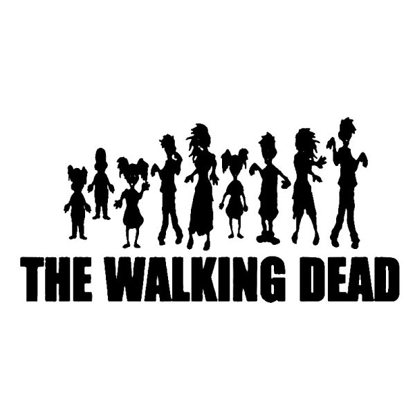 Наклейки Ходячие мертвецы
