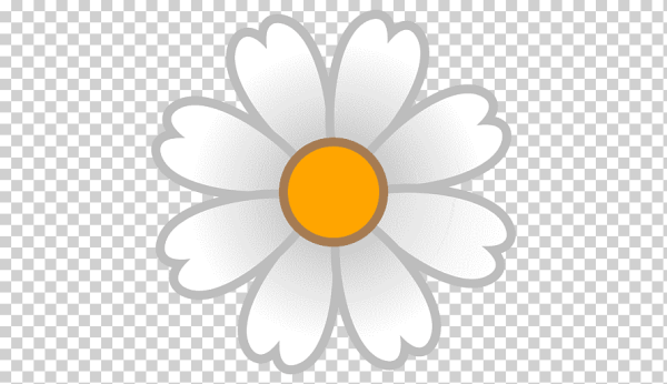 Наклейка ромашки