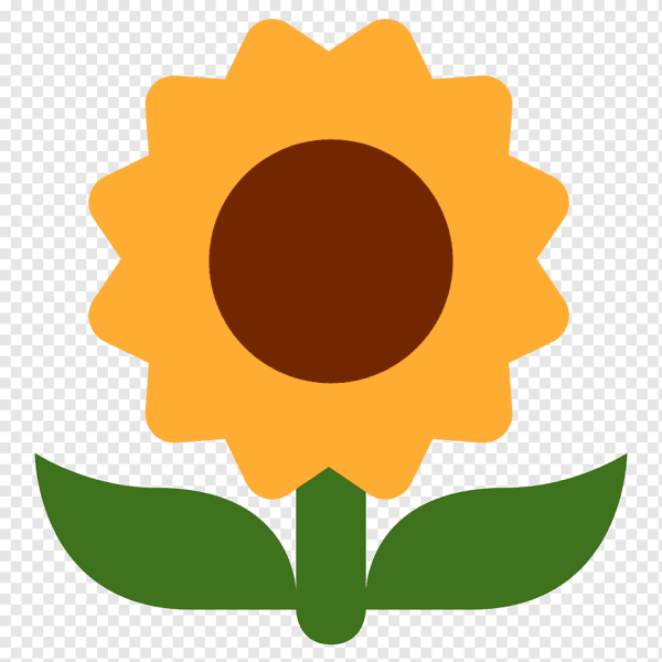 Эмодзи подсолнух