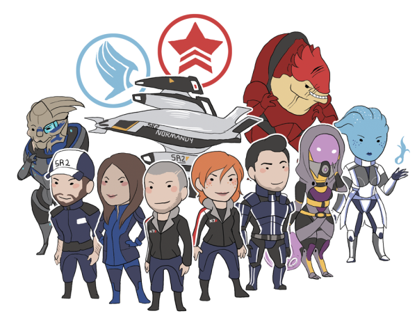 Mass Effect Stickers
