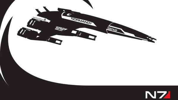 Mass Effect Normandy sr2 надпись