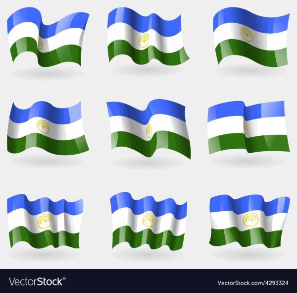 Башкирский флаг вектор
