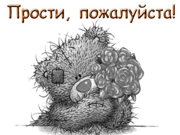 Медвежонок просит прощения