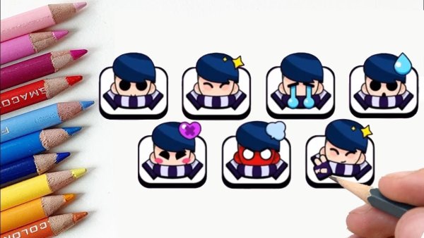 Пины из БРАВЛ старс Эдгар