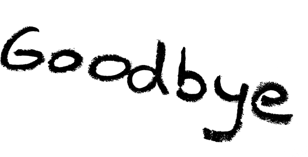 Слово Goodbye