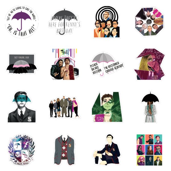 Академия Амбрелла Стикеры пятый