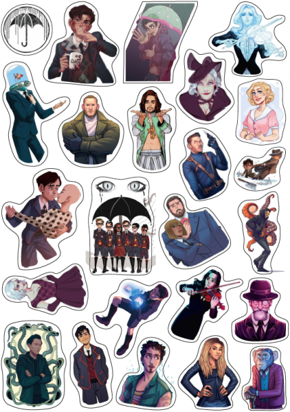 Наклейки Академия Амбрелла