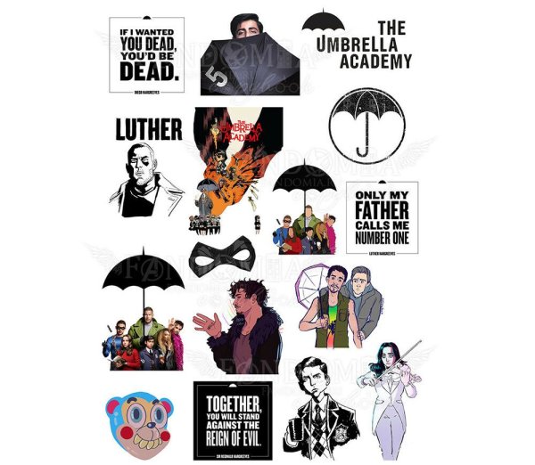 Наклейки Академия Амбрелла