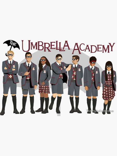 Стикеры Академия Амбрелла телеграмм