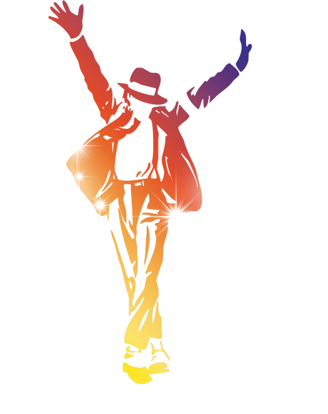 Майкл Джексон силуэт