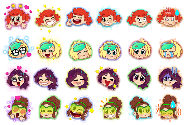 Стикеры с надписями