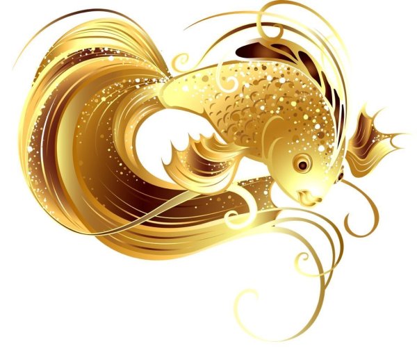 Золотая рыбка из мультика