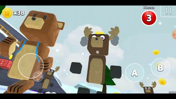Стикеры в игре super Bear Adventure