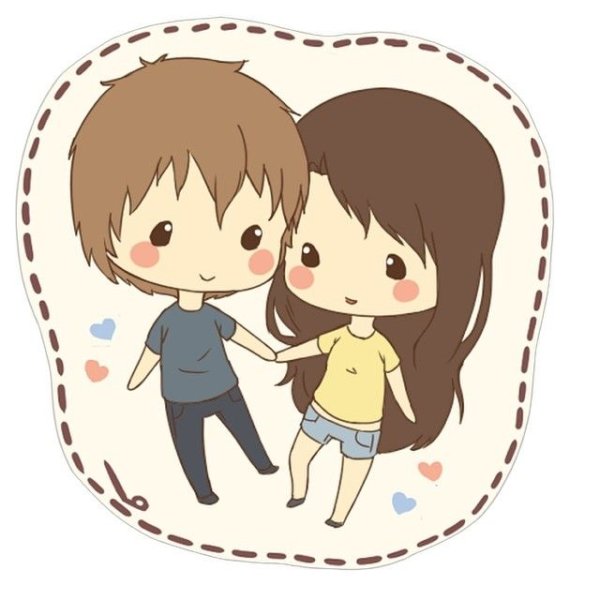 Стикер обнимашки