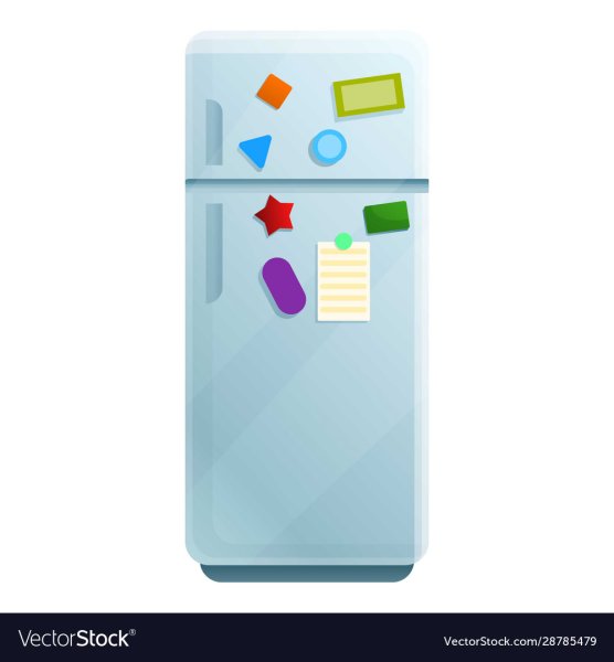 Magnet on the Fridge vector