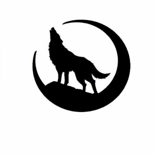 Ичкерия волк воющий на луну