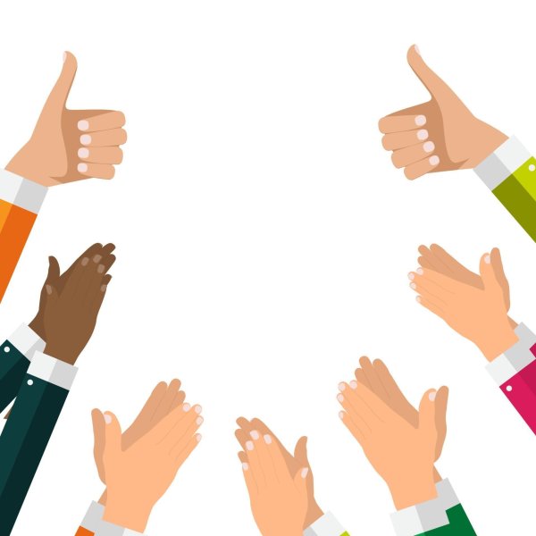 Фон для презентации аплодисменты