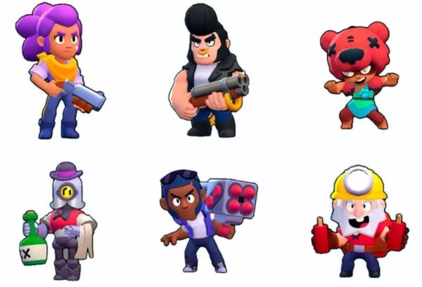 Герои игры Brawl Stars