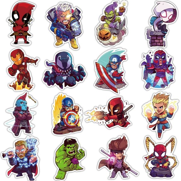 Герои Марвел Стикеры