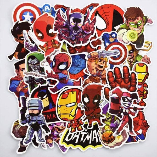 Наклейки для мальчиков Супергерои