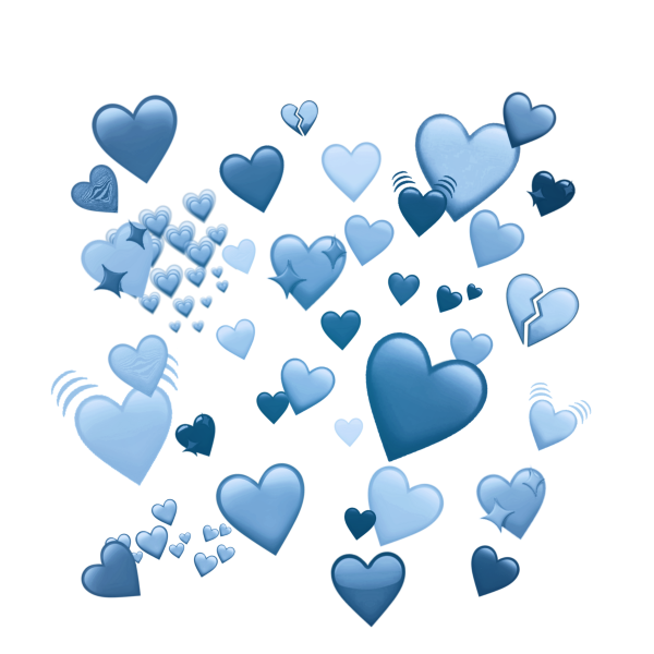 Синее сердечко