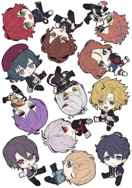 Diabolik lovers аниме наклейки