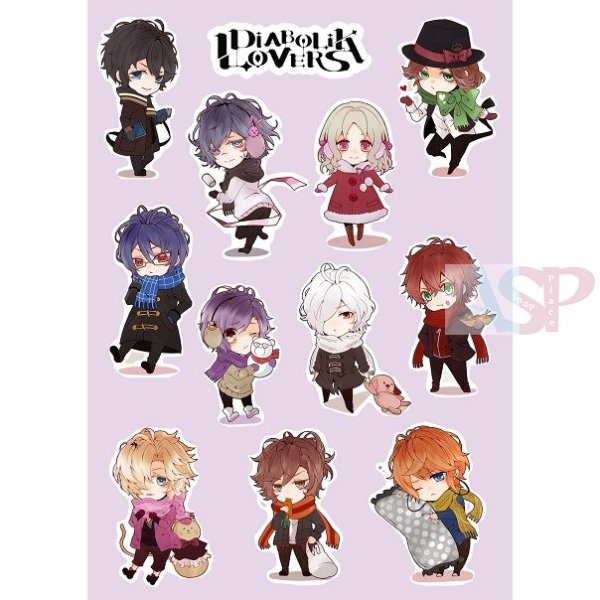 Дьявольские возлюбленные Стикеры для вайбера