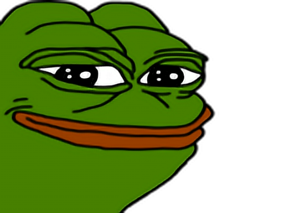 Лягушка Пепе без фона