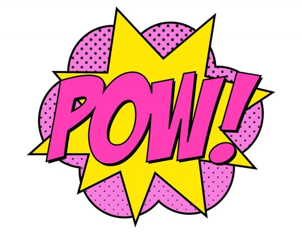 Наклейки в стиле комиксов