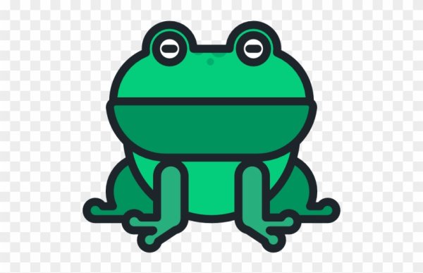 Значок в виде лягушки