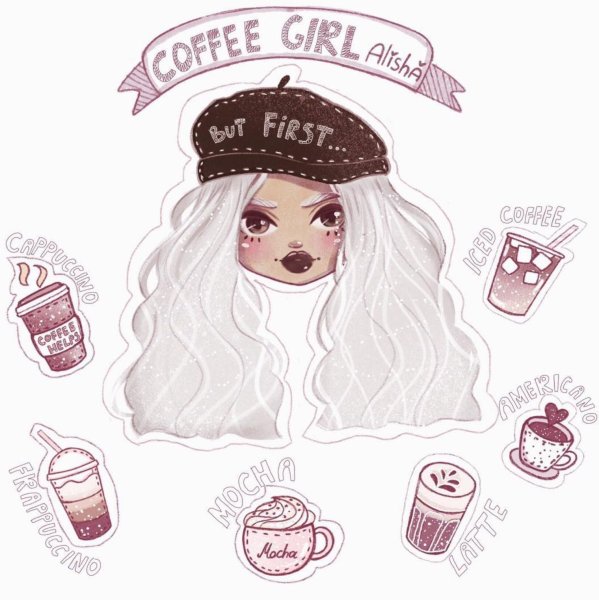 Наклейки для скетчбука распечатка