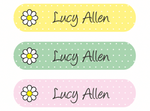 Наклейки именные в сад