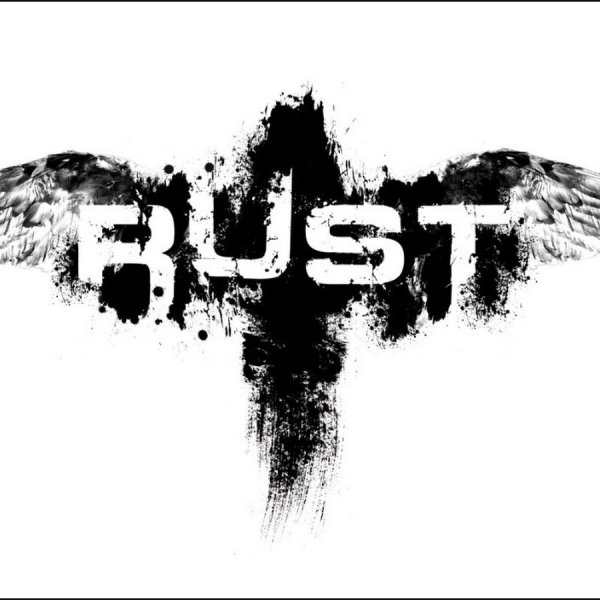 Rust черно белый логотип