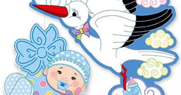 Аист на выписку из роддома