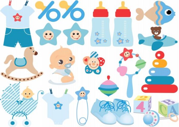 Наклейки на выписку мальчика