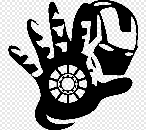 Трафарет Железный человек