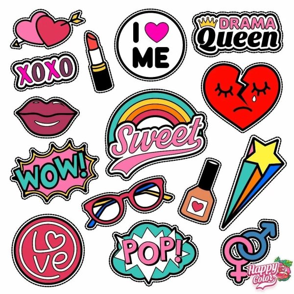 Наклейки для распечатки