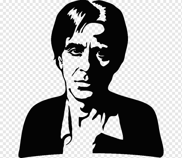 Аль Пачино силуэт