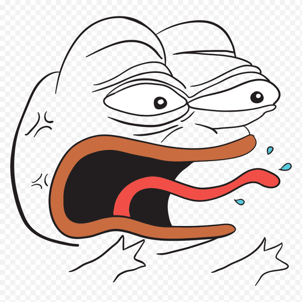 Жабка Пепе злая