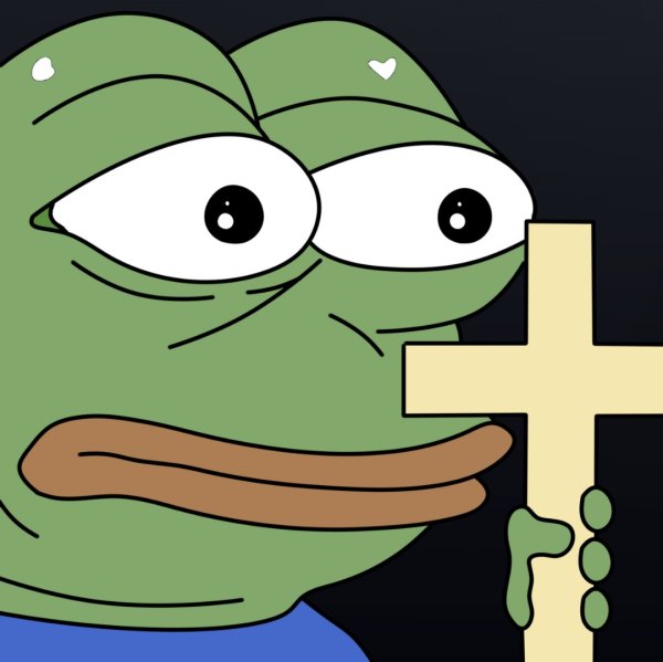 Pepe с крестом