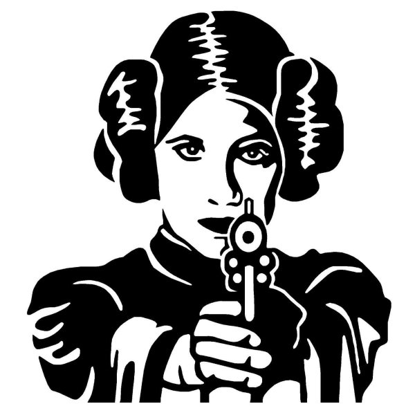 Принцесса Лея Графика