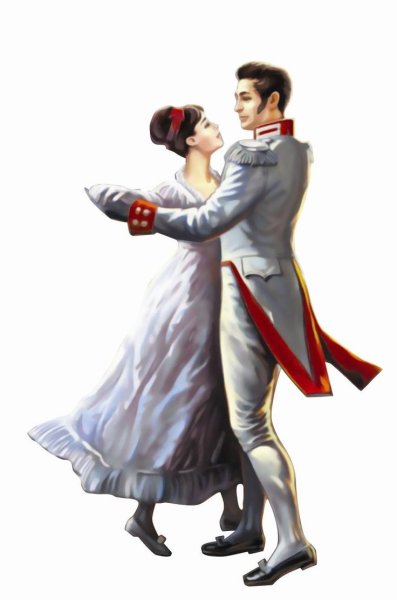 Наташа и Андрей Болконский арт