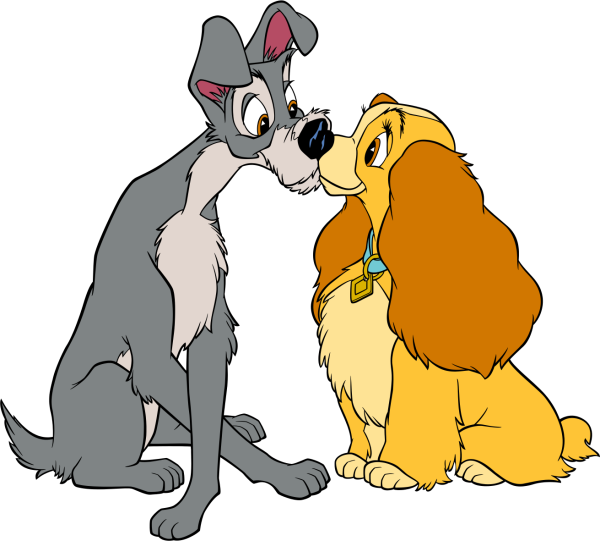 Стикеры ВК леди и Бродяга