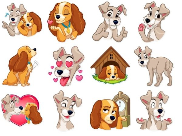 101 Далматинец and Lady and Tramp