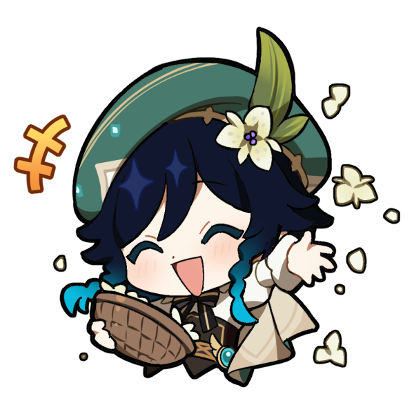 Мона Геншин Chibi