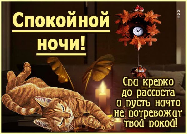 Хорошего спокойного вечера