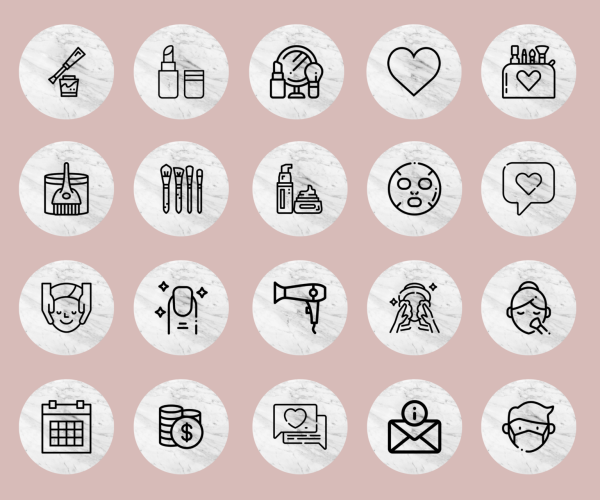 Значки для актуального в Инстаграм