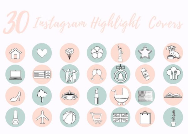 Модные значки для актуального