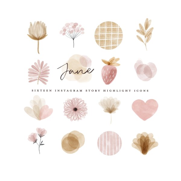 Иконки для актуального бохо